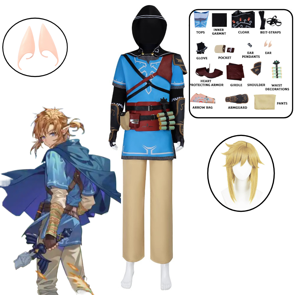 Party Games Kids - Link Cosplay Costume Game Tears of