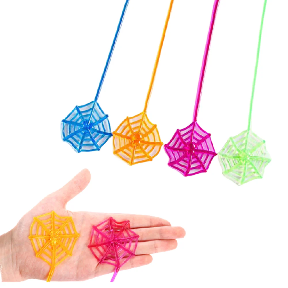 Party Games Baby Shower - 12/30Pcs Stretchable Climbing Spider Web Tricky