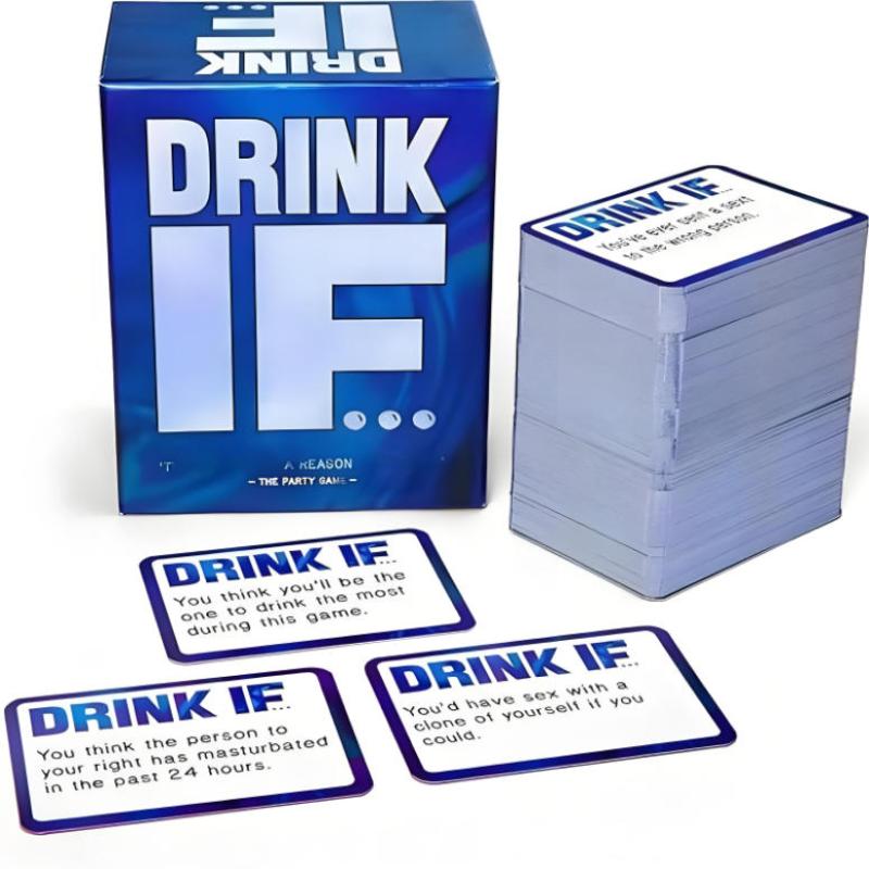 Party Games Questions For Adults - Drink IF... Hilarious Adult Drinking Game