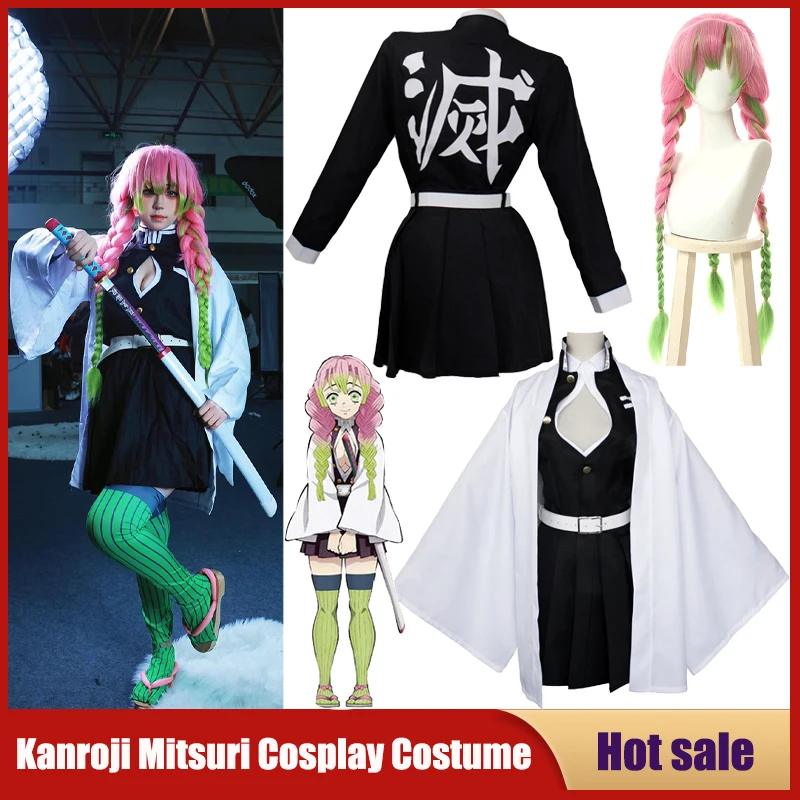 Party Games Kids - Anime Kanroji Mitsuri Cosplay Costume Kimetsu