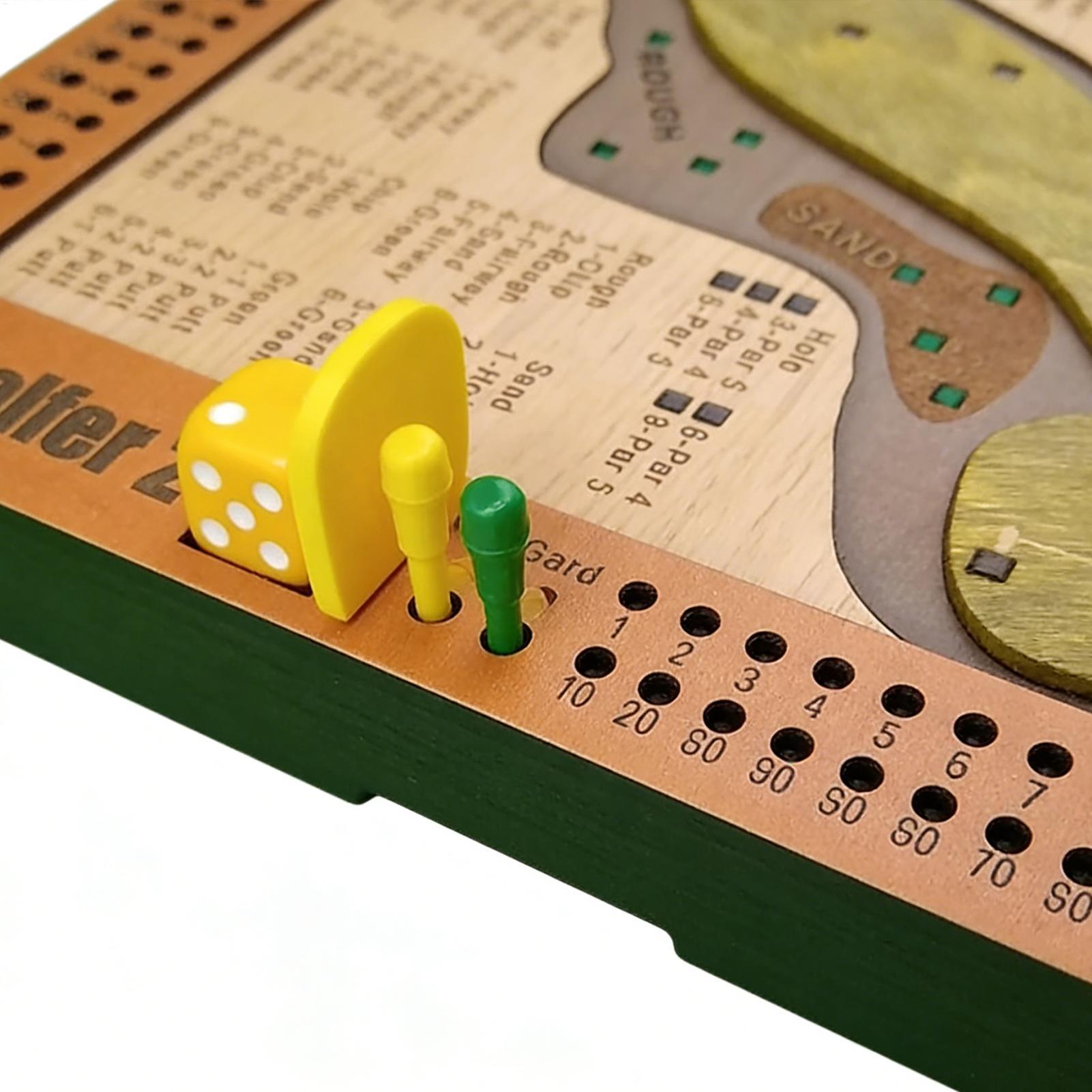 Golf Dice Game Wooden Challeng - Party Games Golf recension och pris