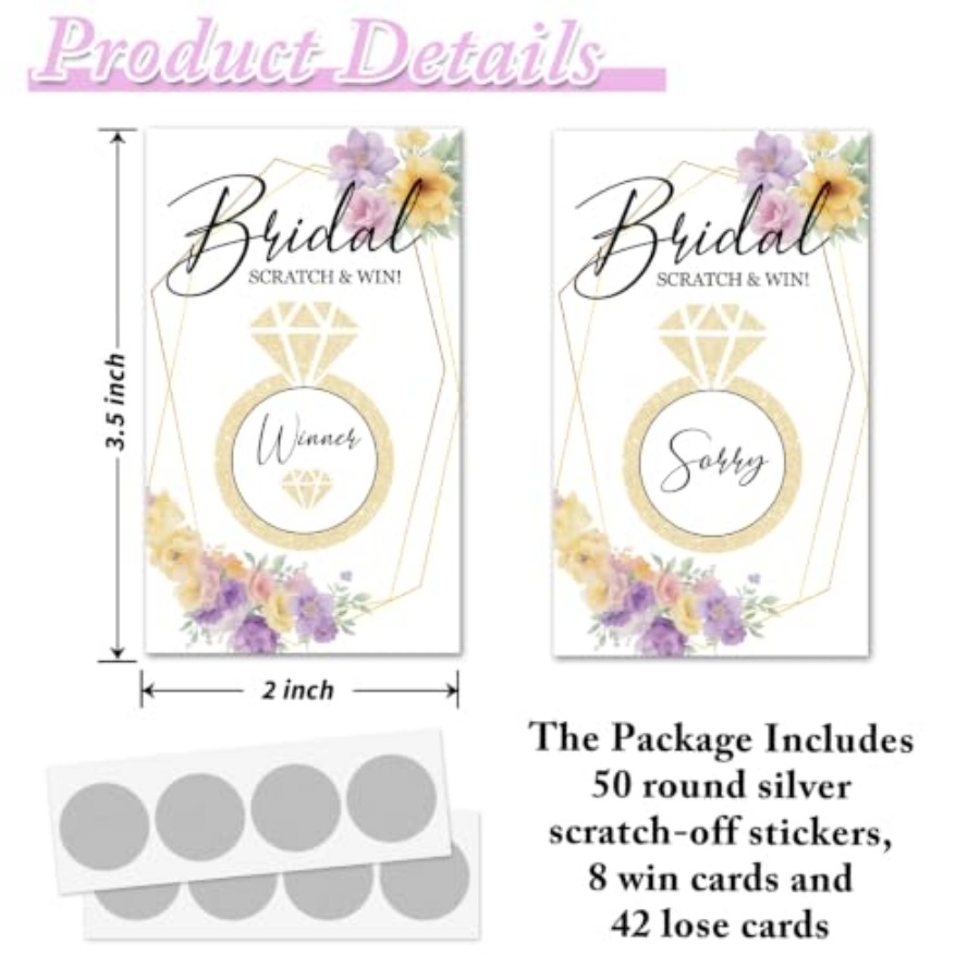 Golden Ring Bridal Shower Scra - Party Games Bridal Shower recension och pris