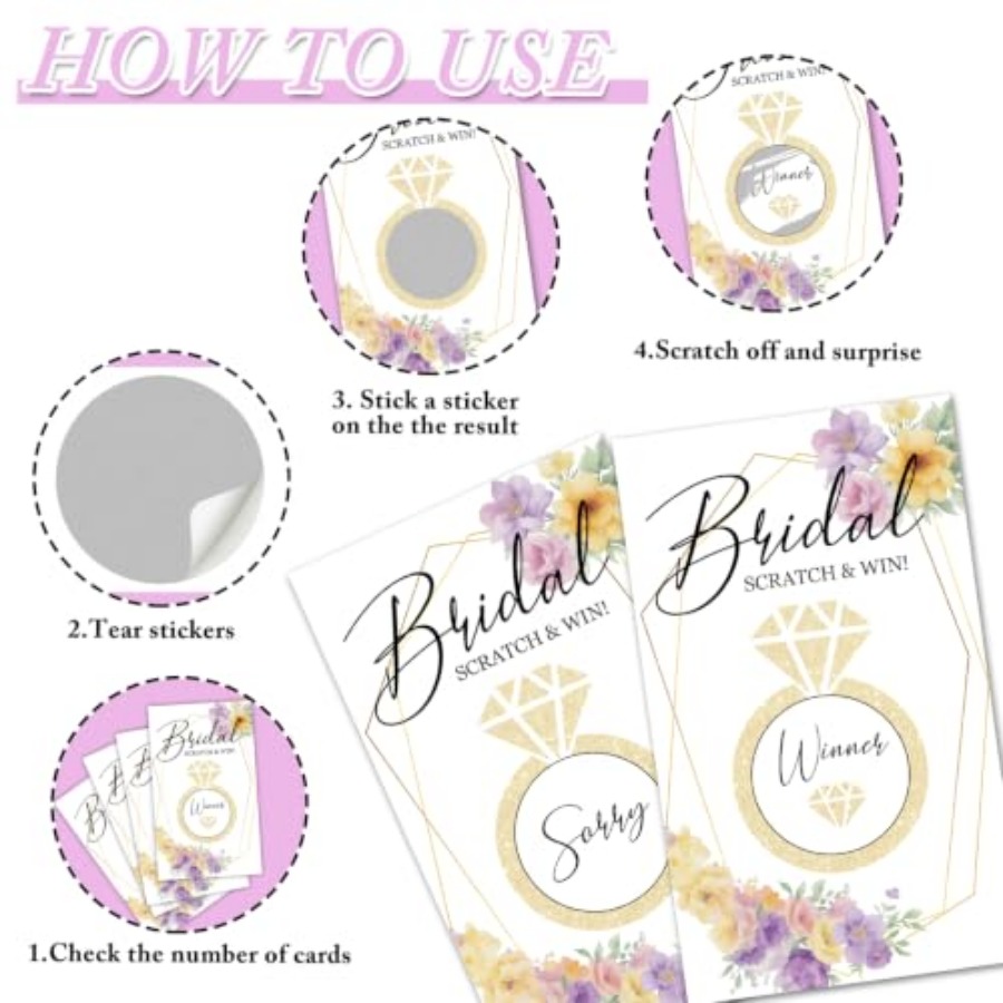 Golden Ring Bridal Shower Scra - Party Games Bridal Shower recension och pris
