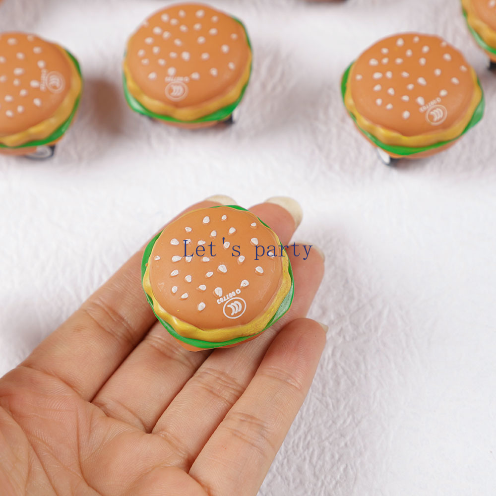 15Pcs Mini Cute 3D Burger Pull - Party Games Baby Shower recension och pris