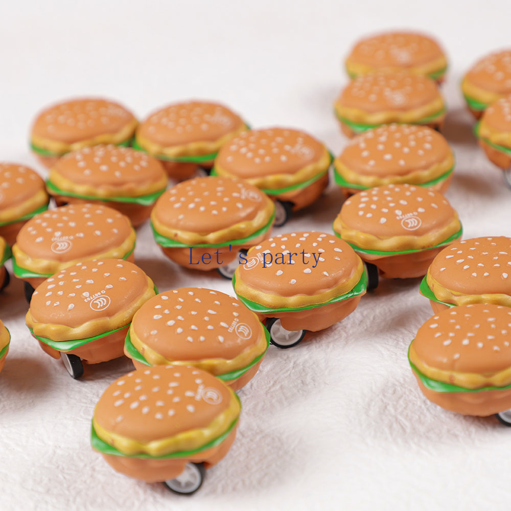 15Pcs Mini Cute 3D Burger Pull - Party Games Baby Shower recension och pris