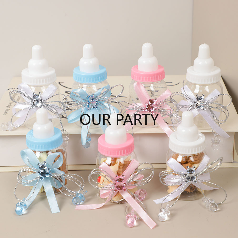 6/12Pcs Plastic Feeding Bottle - Party Games Baby Shower recension och pris