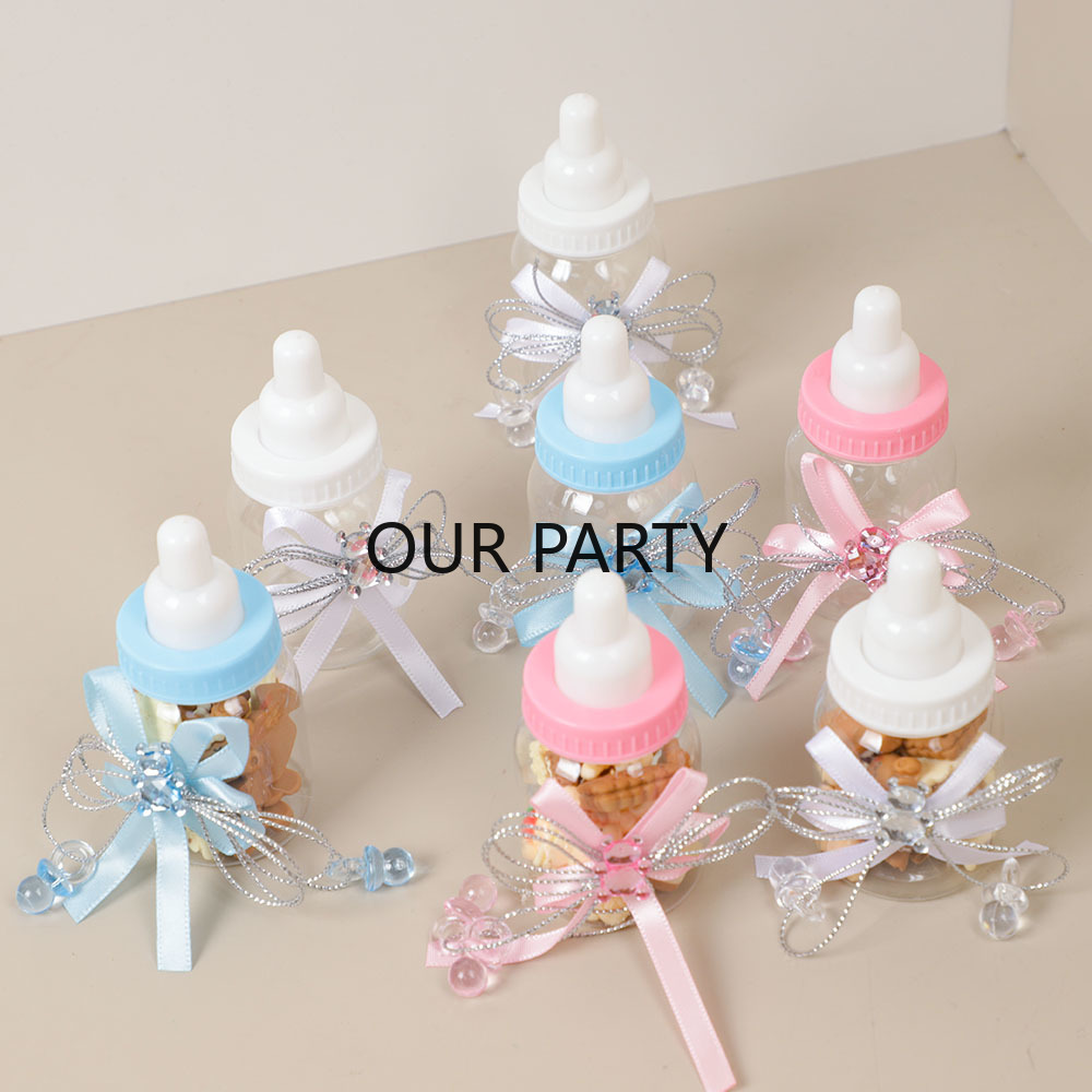 6/12Pcs Plastic Feeding Bottle - Party Games Baby Shower recension och pris