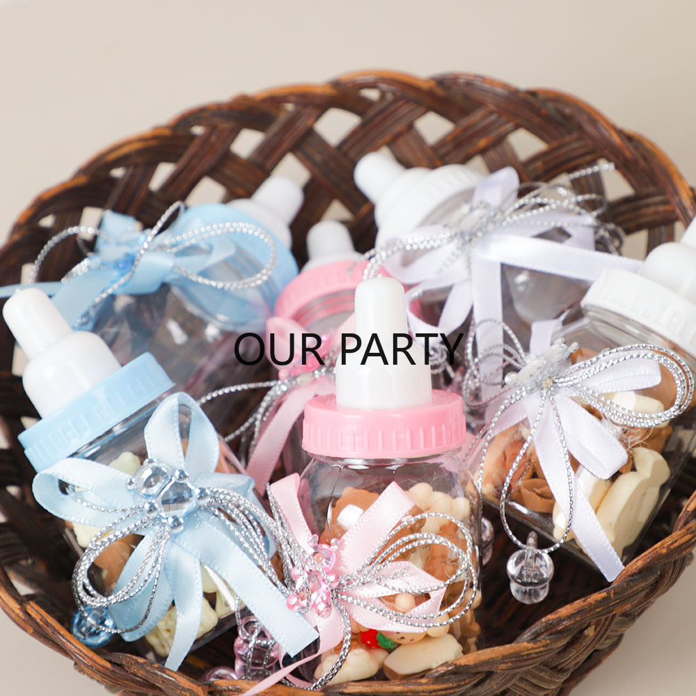 6/12Pcs Plastic Feeding Bottle - Party Games Baby Shower recension och pris