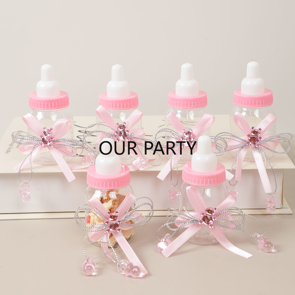 6/12Pcs Plastic Feeding Bottle - Party Games Baby Shower recension och pris