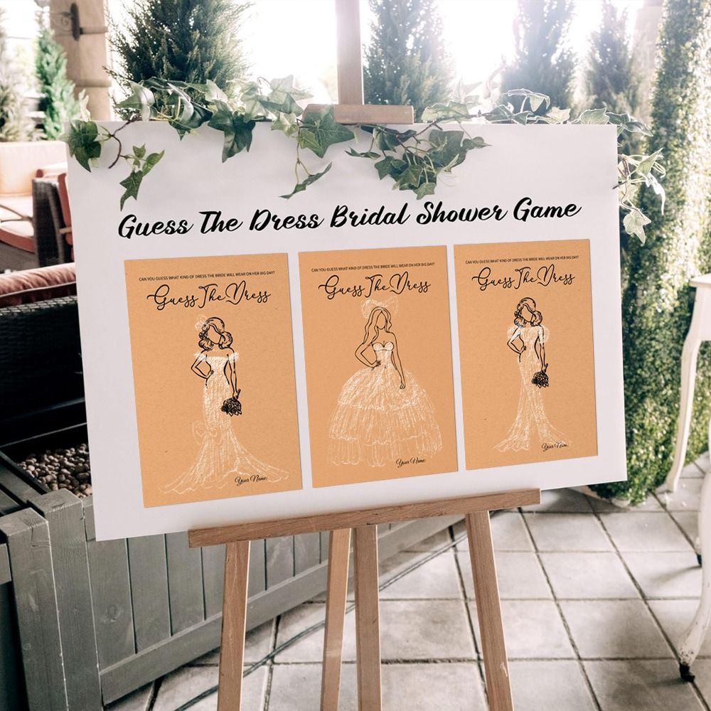 10Pcs Guess The Dress Bridal S - Party Games Bridal Shower recension och pris