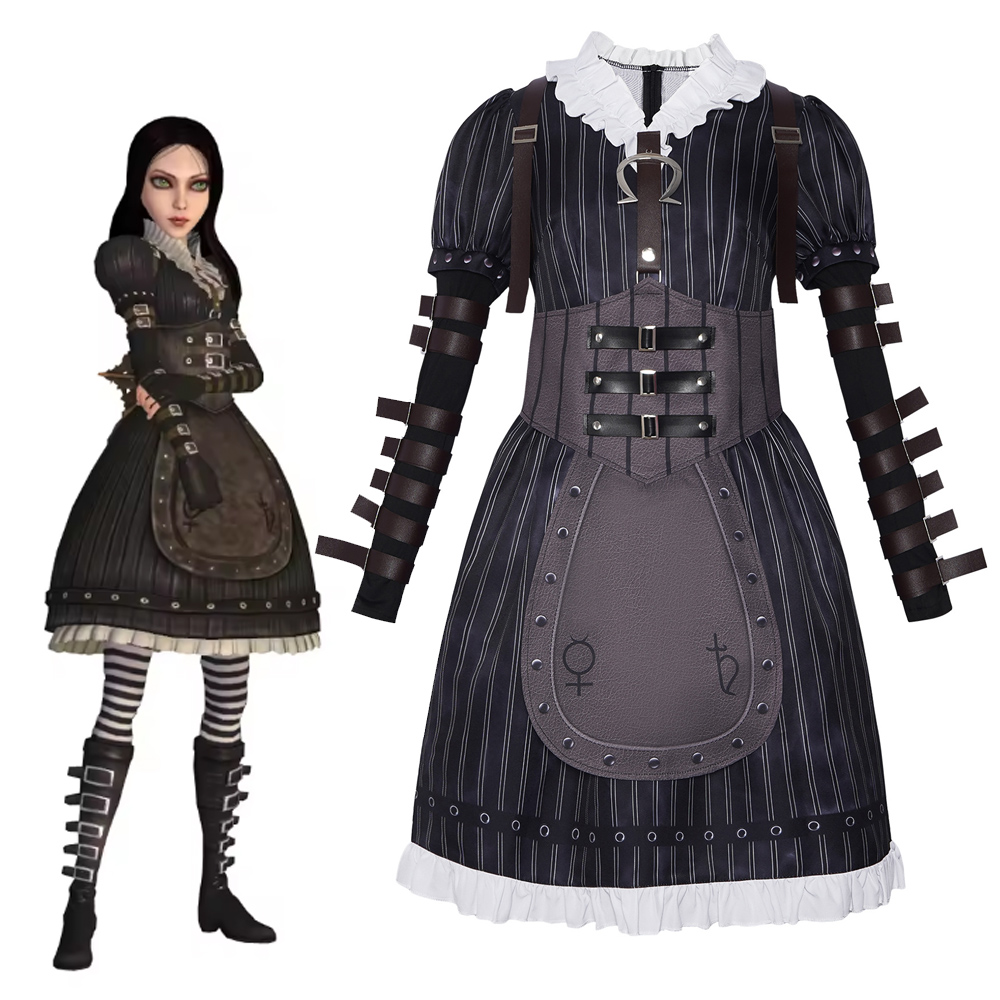 Alice Liddell Cosplay Costume  - Party Games Steam Free recension och pris