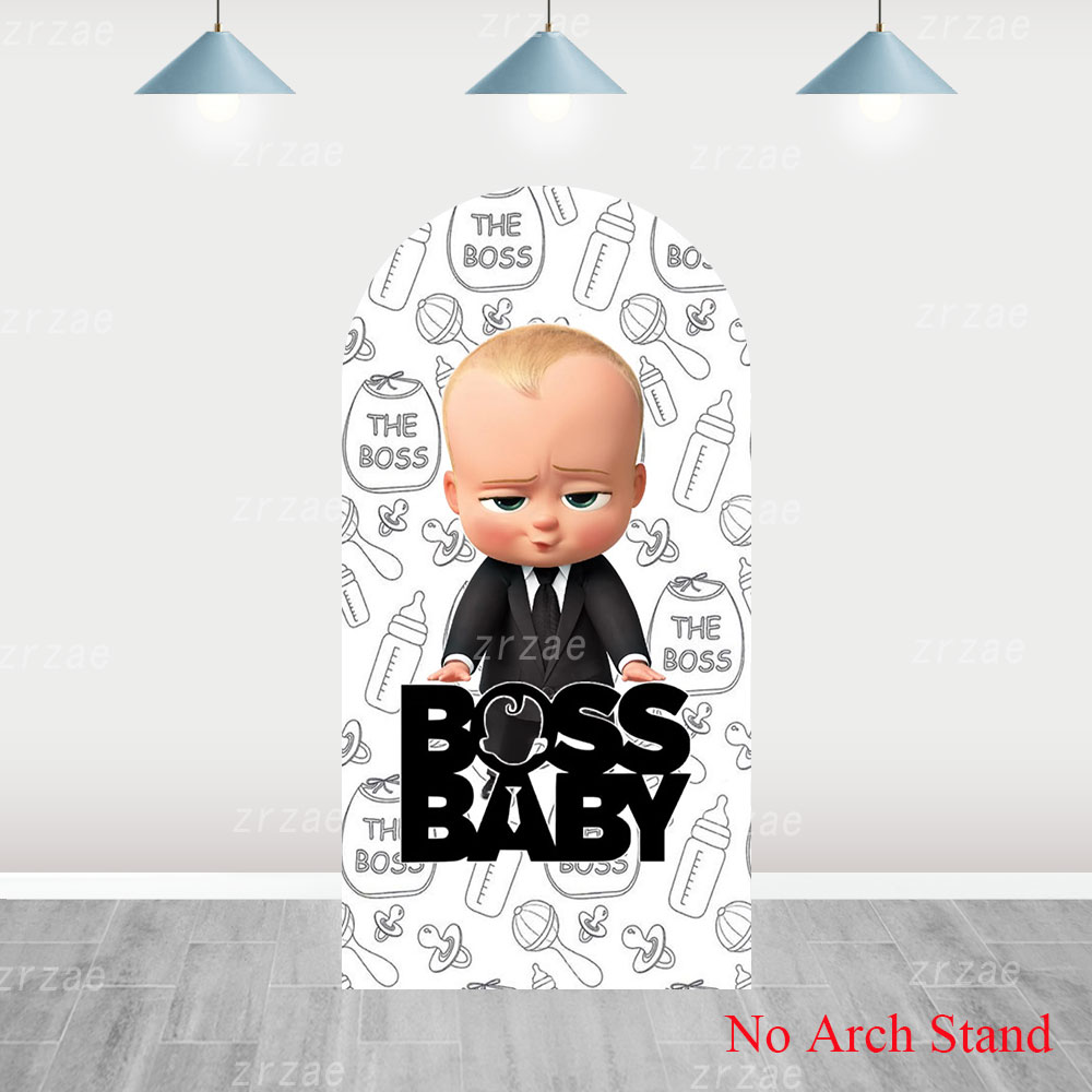Boss Baby Arch Cover Backdrop  - Party Games Baby Shower recension och pris