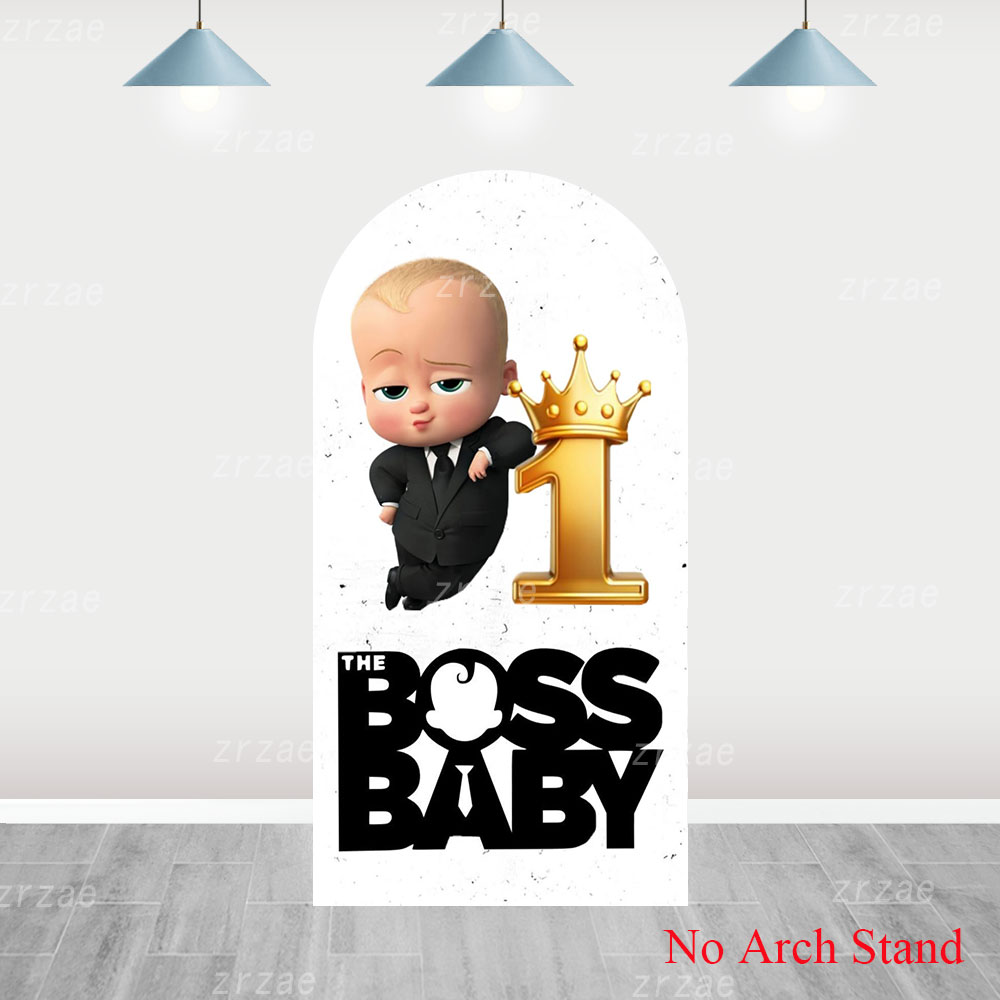 Boss Baby Arch Cover Backdrop  - Party Games Baby Shower recension och pris