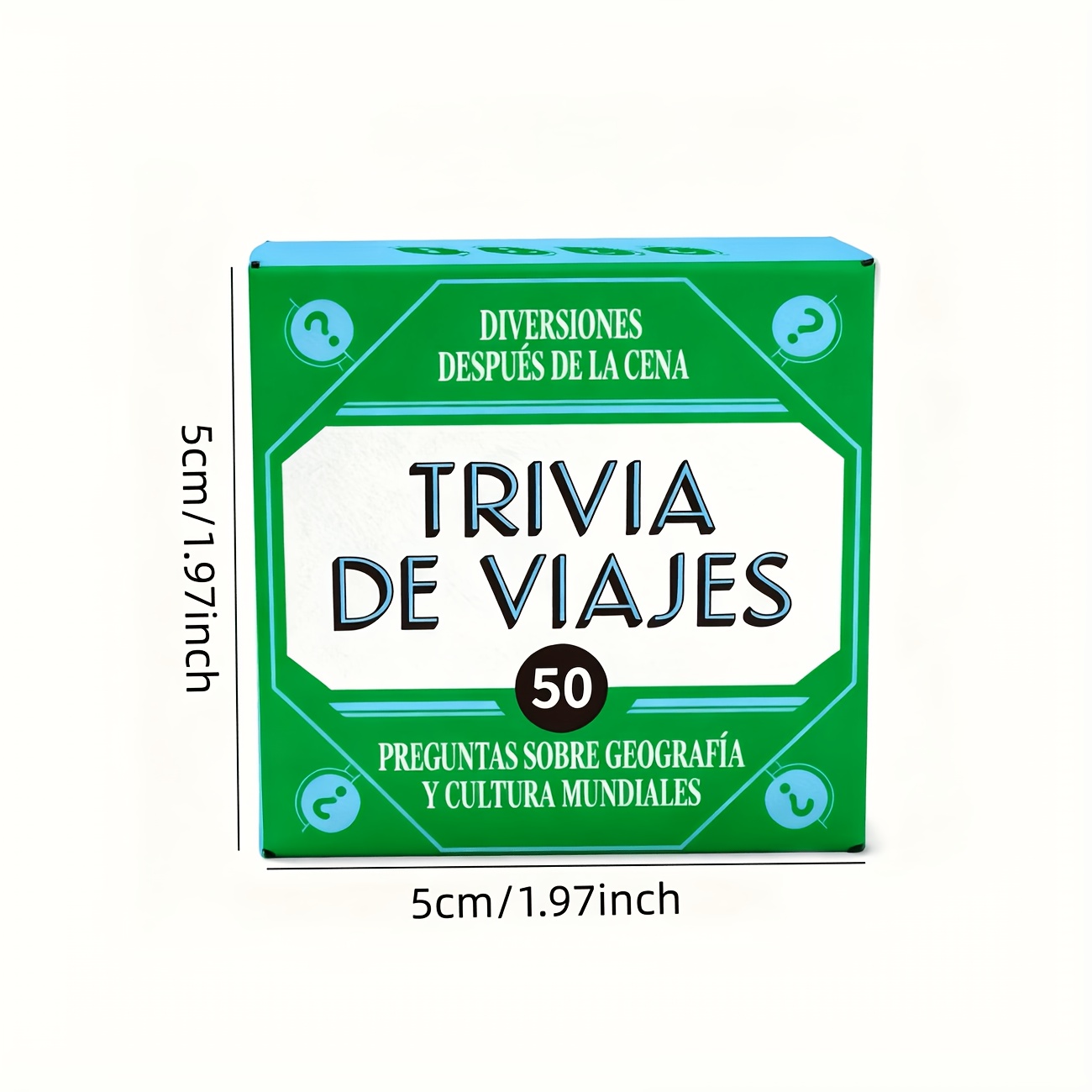 Mini Size Spanish Travel Trivi - Party Games Questions For Adults recension och pris