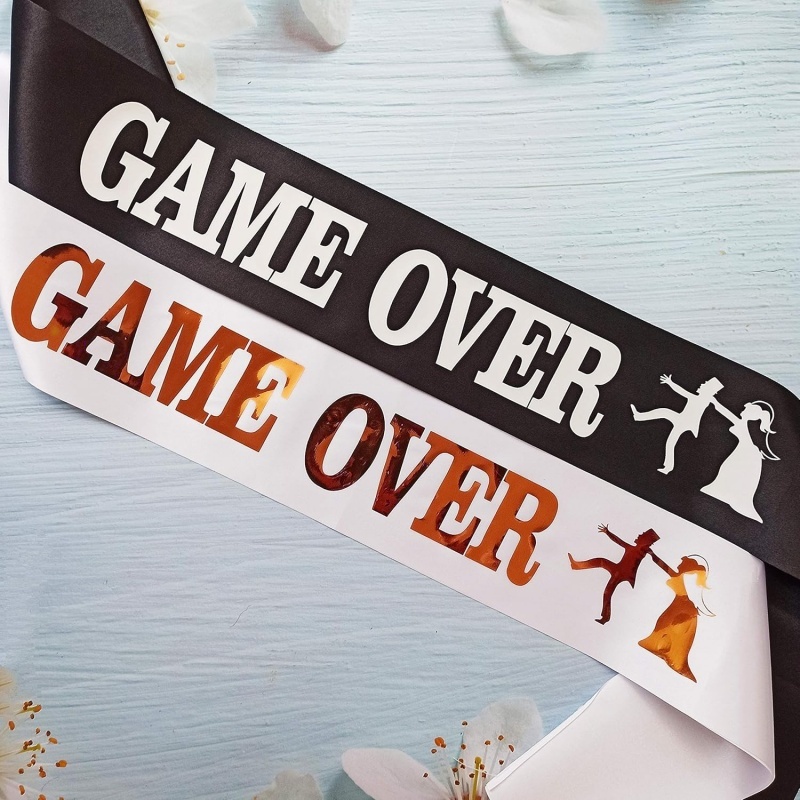 Game Over Bachelor Party Groom - Party Games Bridal Shower recension och pris
