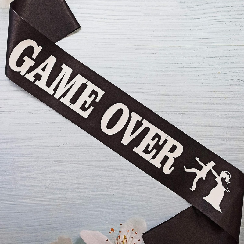 Game Over Bachelor Party Groom - Party Games Bridal Shower recension och pris
