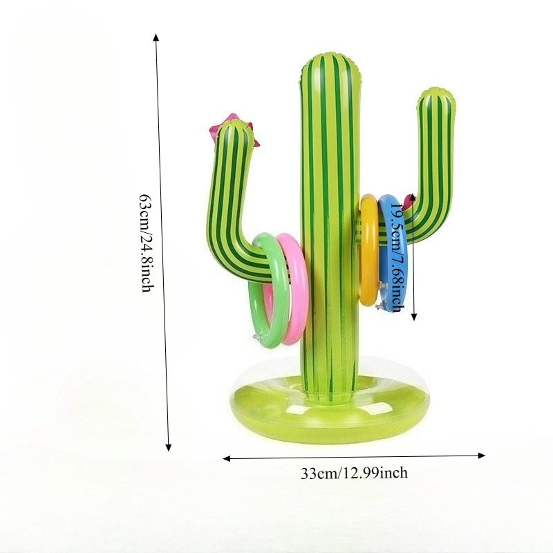 Inflatable Cactus Ring Toss Ga - Party Games Kids Outdoor recension och pris