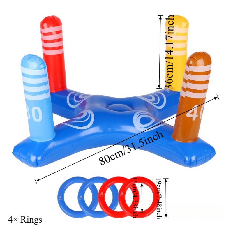 Inflatable Cactus Ring Toss Ga - Party Games Kids Outdoor recension och pris