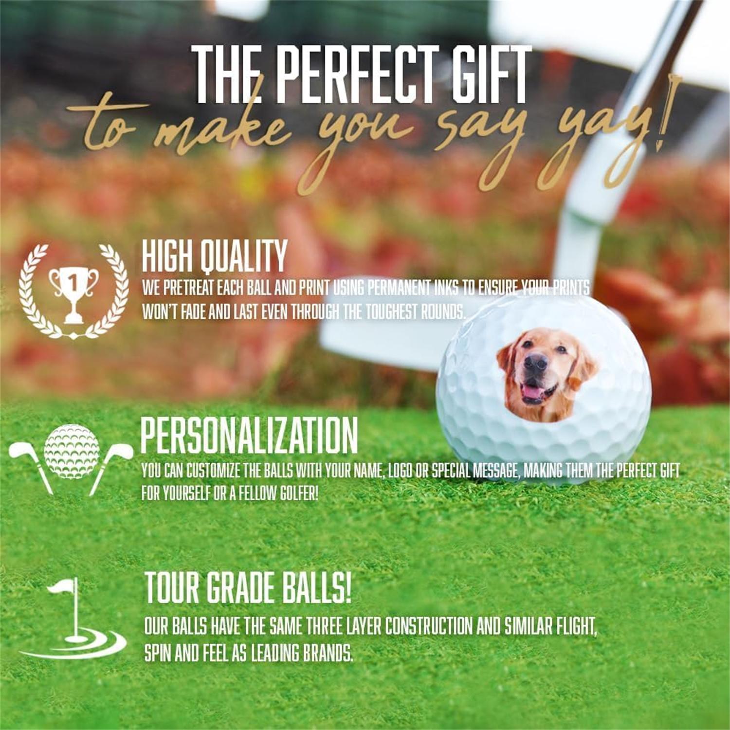 Custom Golf Balls Personalized - Party Games Golf recension och pris