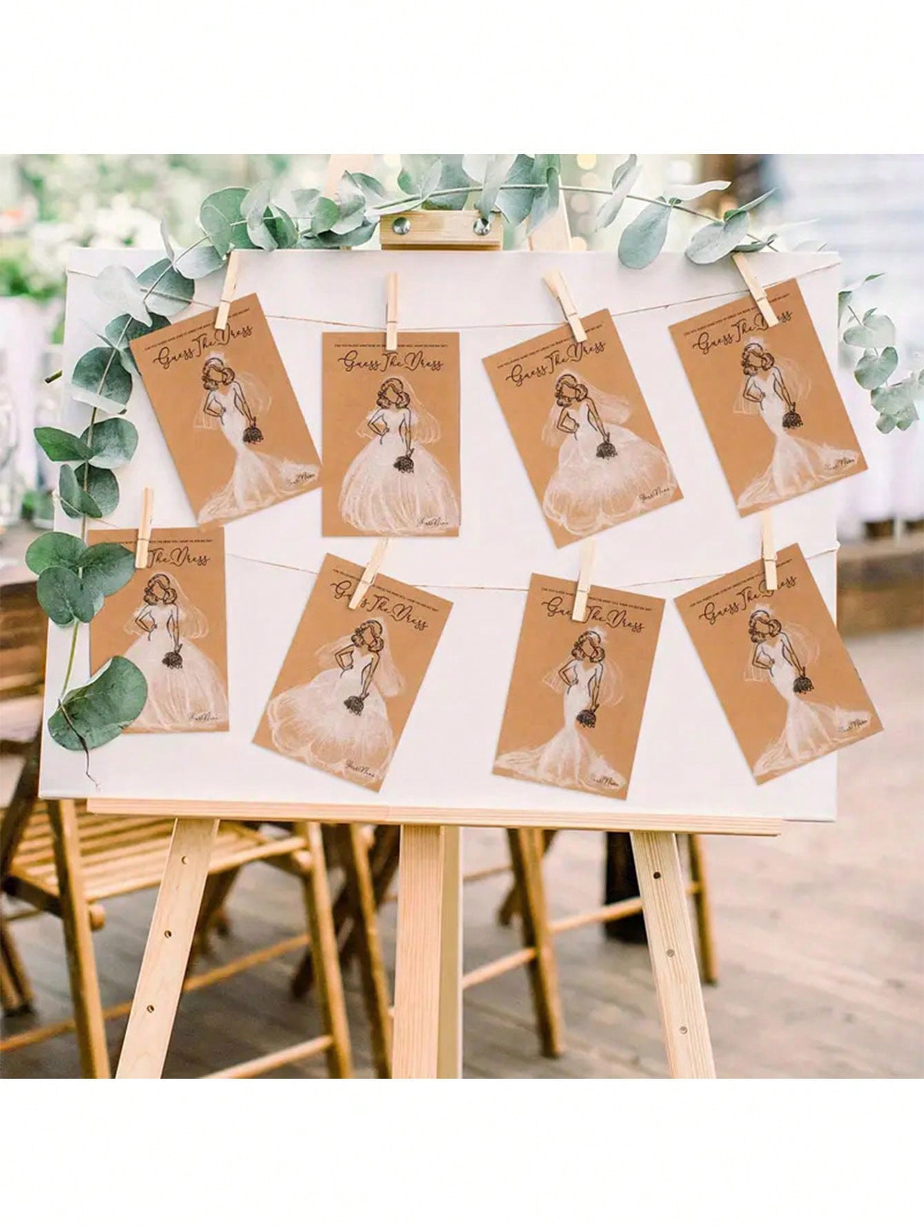 20/40pcs Dress Guessing Bridal - Party Games Bridal Shower recension och pris