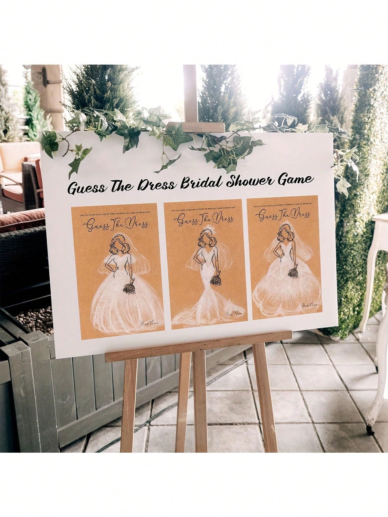 20/40pcs Dress Guessing Bridal - Party Games Bridal Shower recension och pris