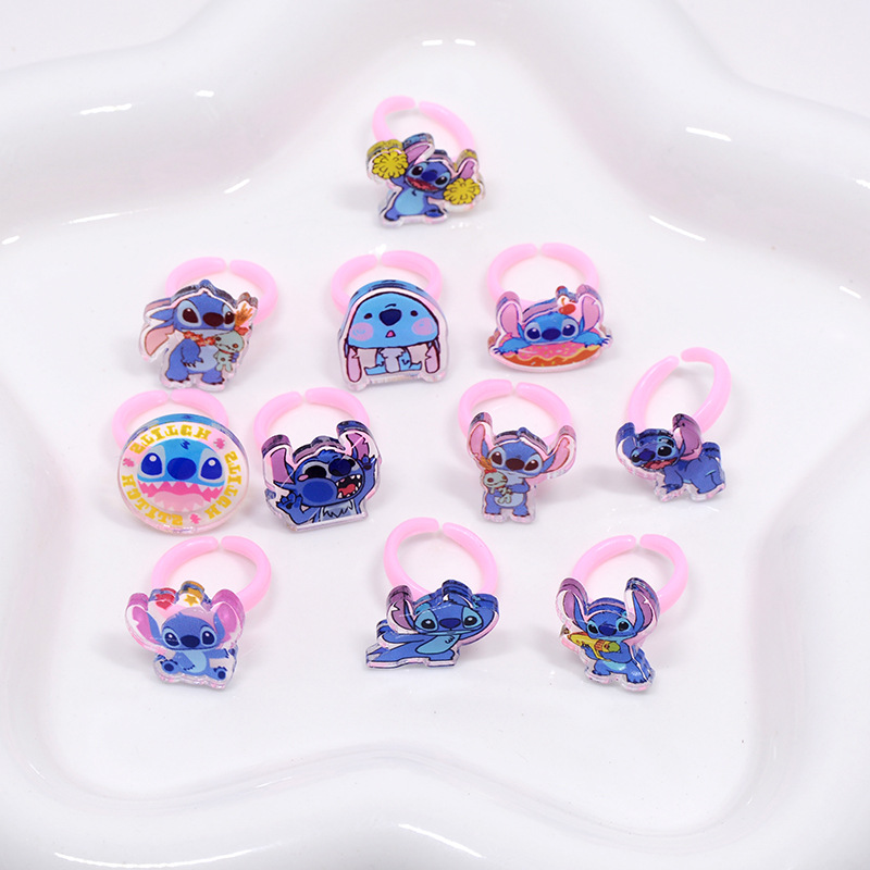 Stitch Acrylic Ring 10/20pcs K - Party Games Kids recension och pris