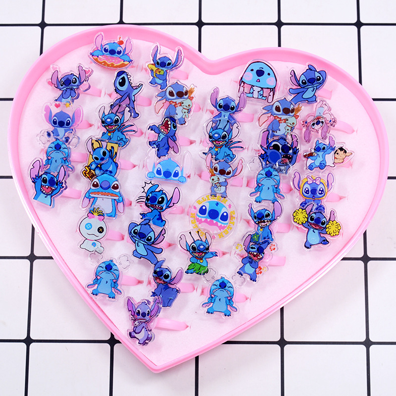 Stitch Acrylic Ring 10/20pcs K - Party Games Kids recension och pris