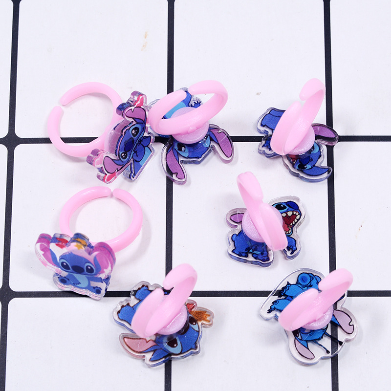 Stitch Acrylic Ring 10/20pcs K - Party Games Kids recension och pris