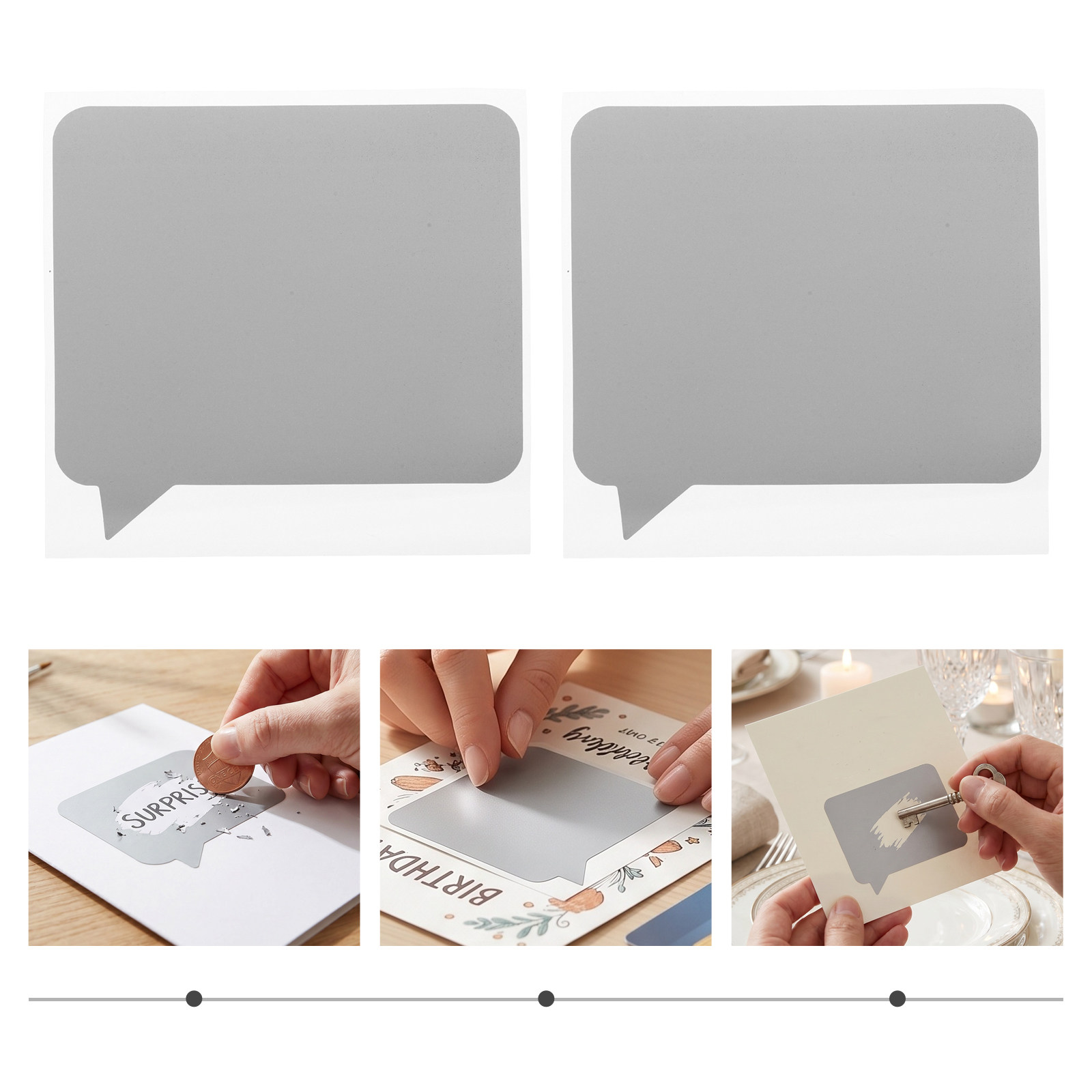 100Pcs Scratch Off Stickers Si - Party Games Bridal Shower recension och pris