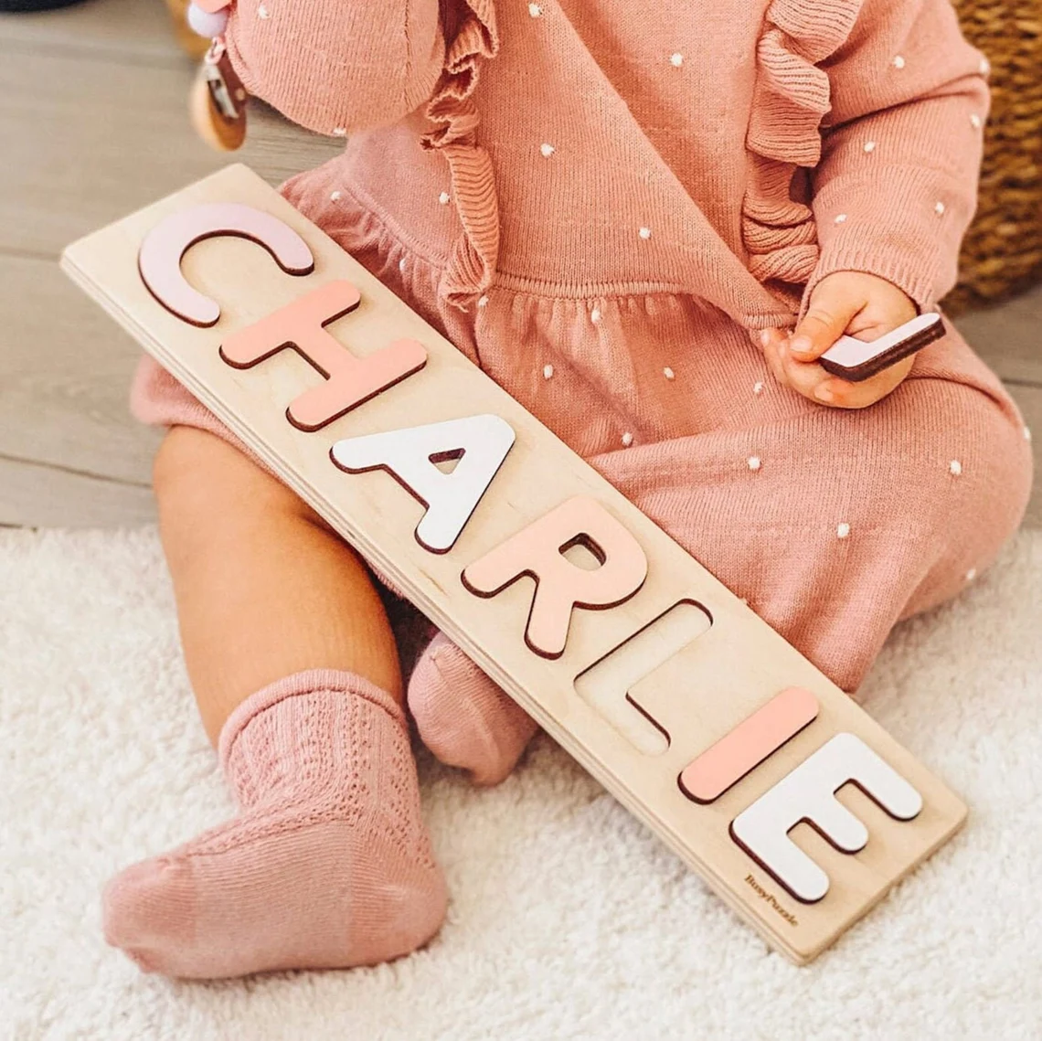 Personalized Name Puzzle With  - Party Games Baby Shower recension och pris