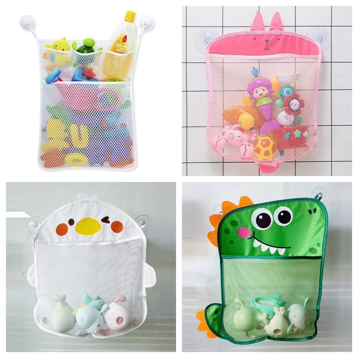 Baby Bathroom Mesh Bag Cartoon - Party Games Baby Shower recension och pris