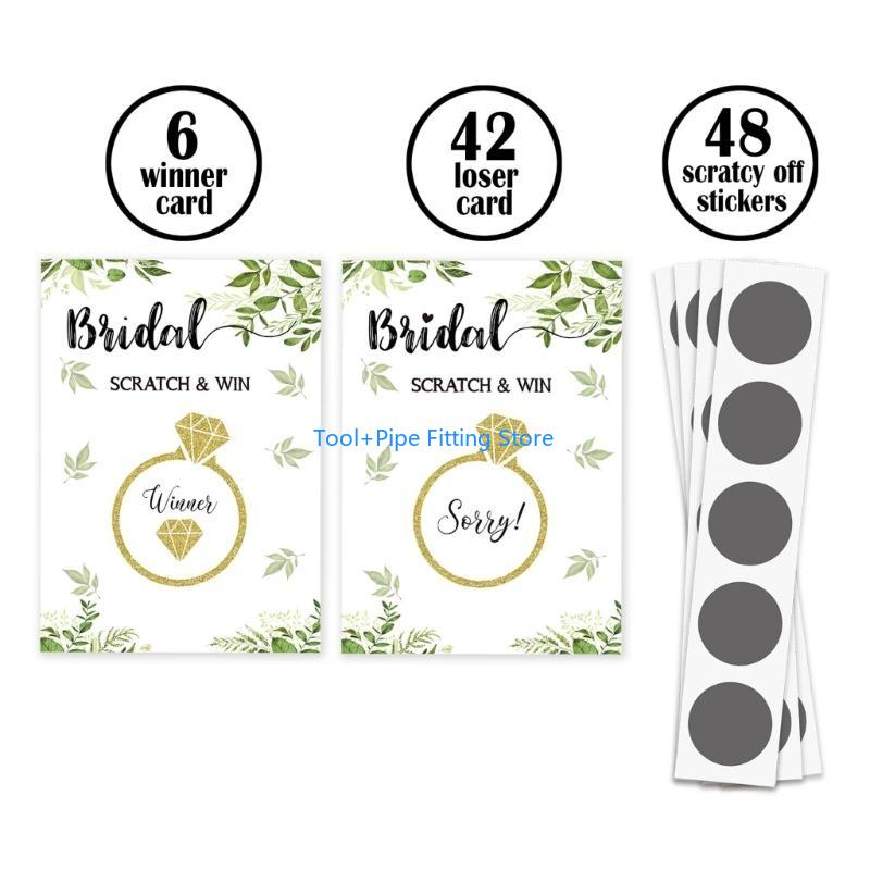 F92B Bridal Shower Scratch Off - Party Games Bridal Shower recension och pris