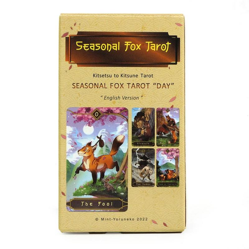 78pcs Tarot Cards Seasonal Fox - Party Games Meaning recension och pris