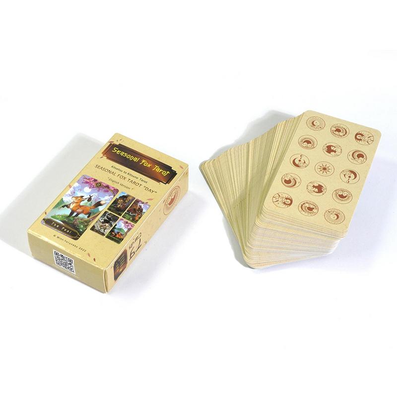 78pcs Tarot Cards Seasonal Fox - Party Games Meaning recension och pris