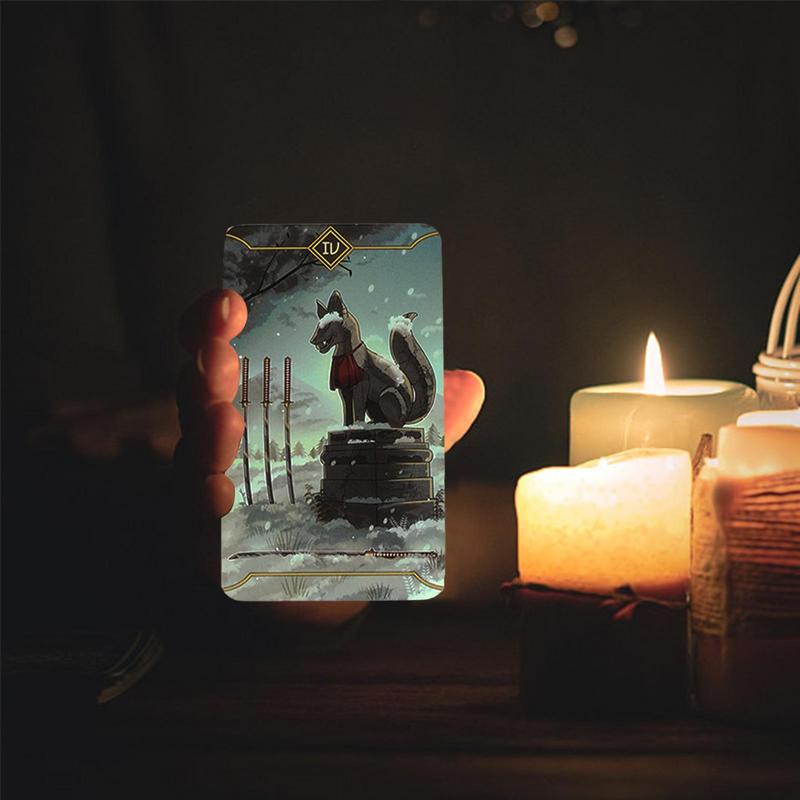 78pcs Tarot Cards Seasonal Fox - Party Games Meaning recension och pris