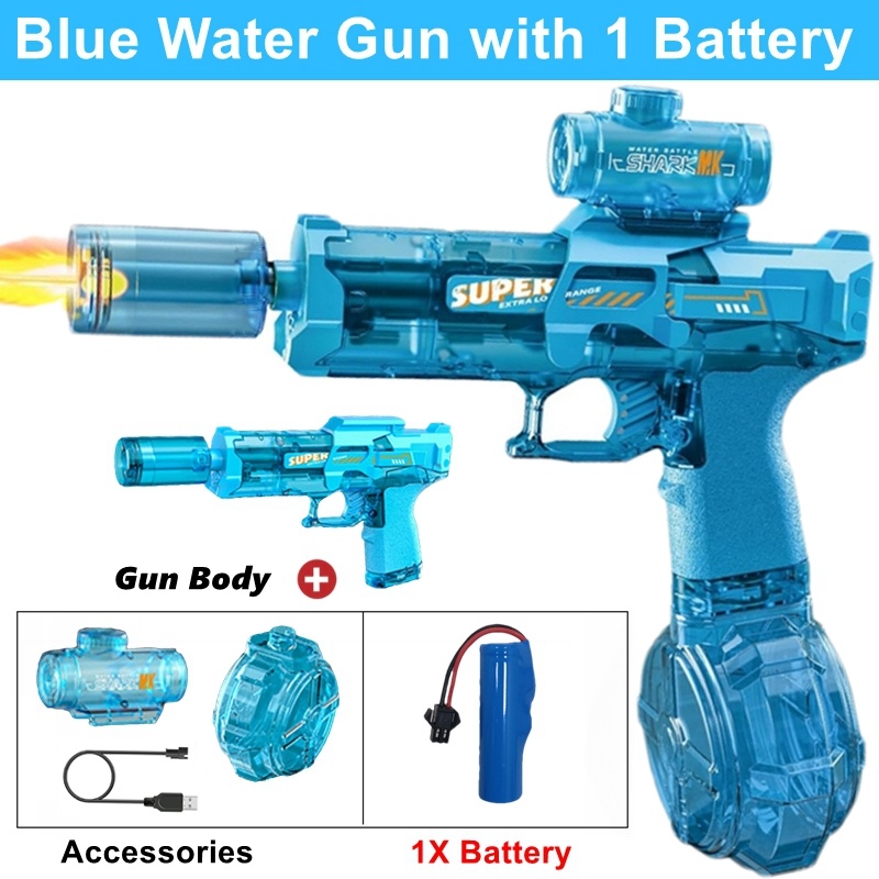 Electric Water Blaster Gun - A - Party Games Kids Outdoor recension och pris