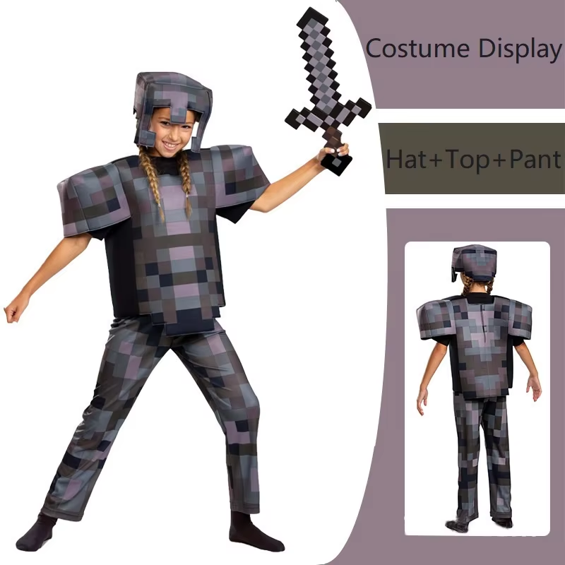 NEW Kids Cosplay Diamond Armor - Party Games Kids recension och pris