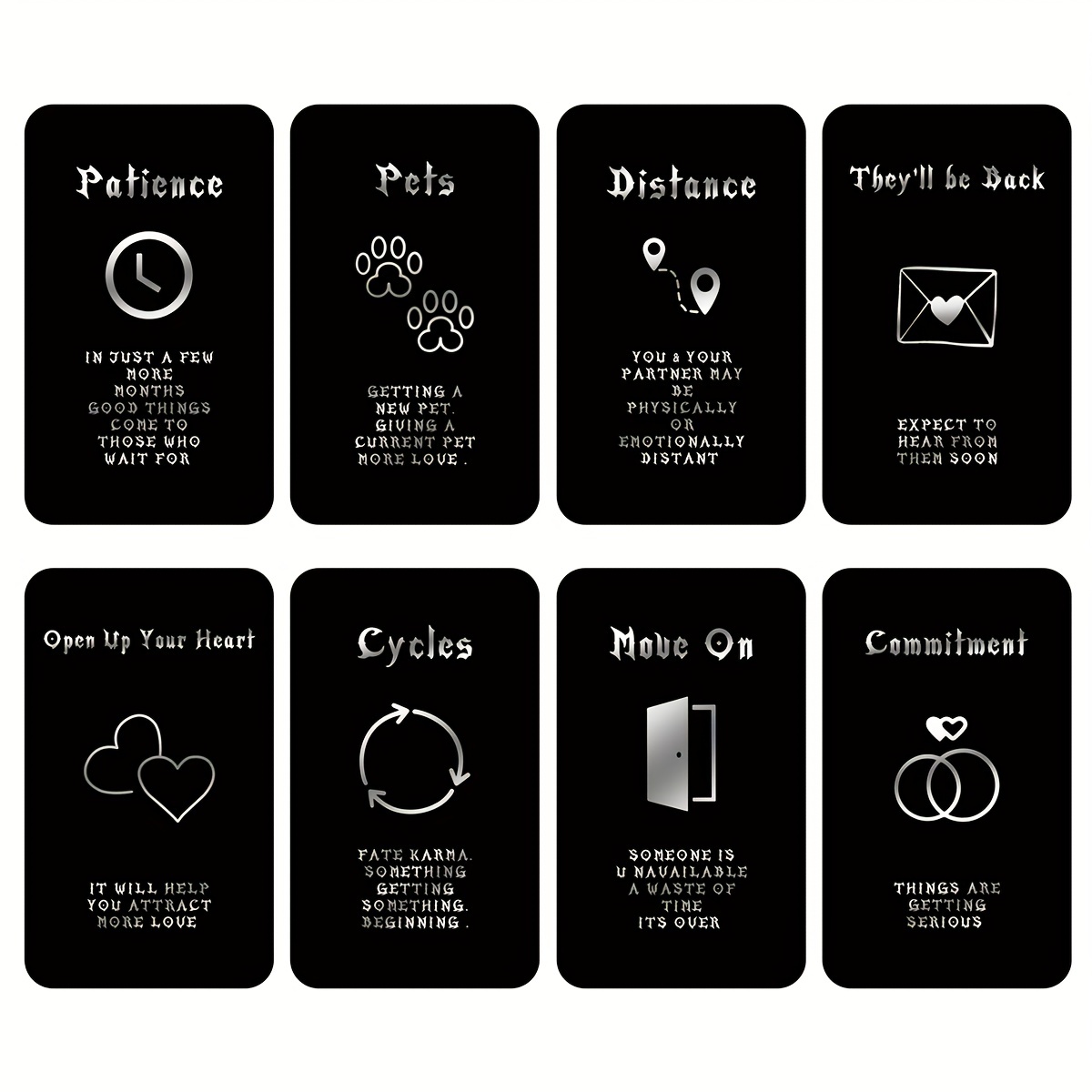 40/54 Sheets Tarot Set,Perfect - Party Games Meaning recension och pris
