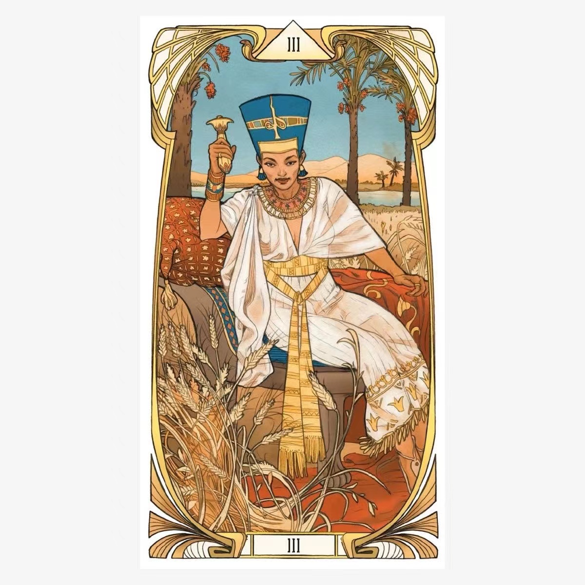 Egyptian Art Nouveau Tarot car - Party Games Meaning recension och pris
